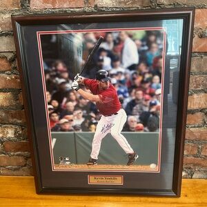 Autographed Kevin Youkilis Framed Photo